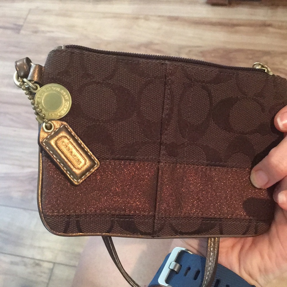 Authentic Coach Wristlet